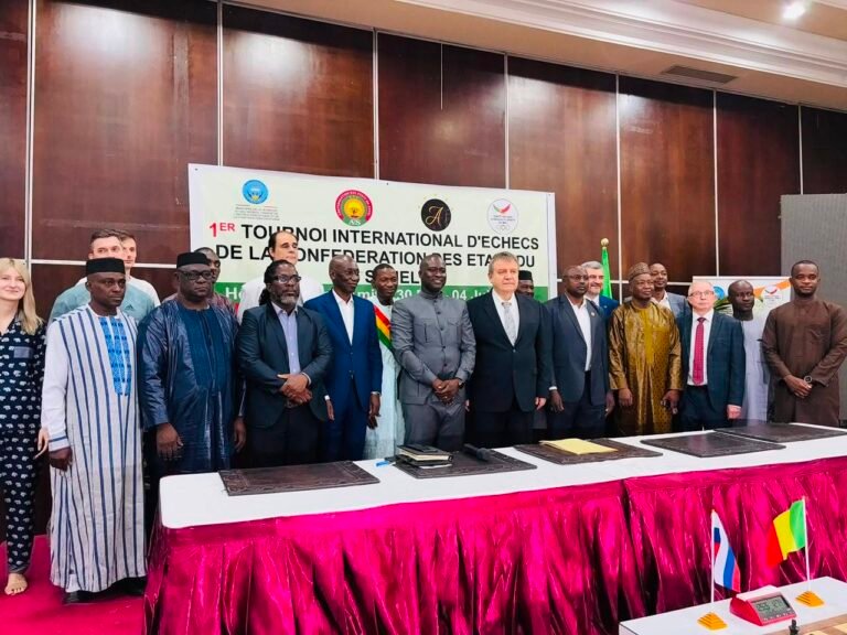 Bamako accueille le premier Tournoi international d’échecs de l’AES et affirme ses ambitions continentales .